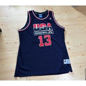 Shaquille O'Neal #13 Team USA 1996 Olympics Champion Basketball Jersey Size 2XL